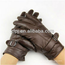 new arrival mens brown color motorcycle leather glove